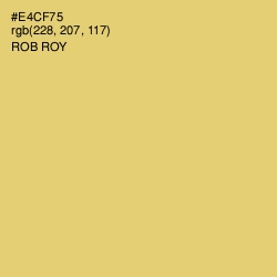 #E4CF75 - Rob Roy Color Image